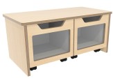 Opbergbank rolbakken B82xD42xH40 cm Berken Tangara Groothandel voor Kinderopvang inrichting2